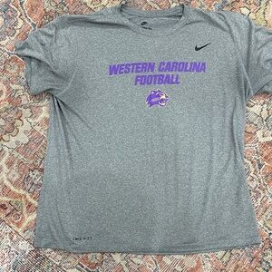 Lot Of 4 Nike Dri-Western Carolina Football Tees